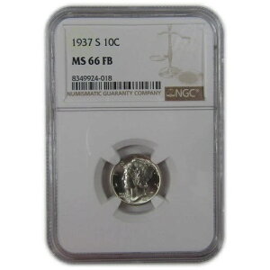 1937�N S �}�[�L�����[�_�C�� MS 66 FB NGC �V���o�[ ������ SKU:I23206