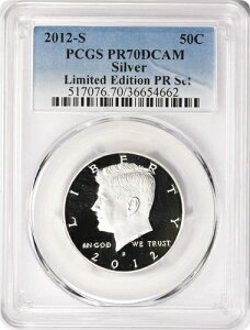 2012-S �V���o�[ �P�l�f�B �n�[�t ���~�e�b�h�G�f�B�V���� PR �Z�b�g PR70DCAM PCGS �v���[�t 70