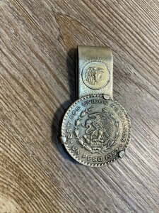 1957 ���B���e�[�W Estados Unidos Mexicanos Un Peso �R�C�� �}�l�[ �N���b�v - Hecho En Mexico