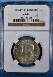 1936 �N�����`�o�[�O�L�O�n�[�t �h�� NGC MS 66 - �A�[�X �p�X�e��!!!