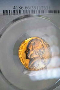 PR66 1954�N �W�F�t�@�[�\�� �j�b�P�� PCGS �O���[�h 5�Z���g �v���[�t�R�C�� �� �i�`�������g�[�� �A���T�[�N��