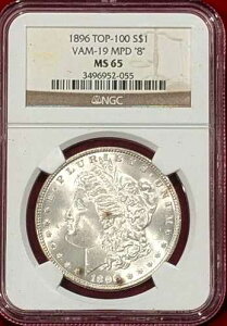 1896�N �����K���E�_���[ - �g�b�v100 VAM-19 - MPD8 NGC�ɂ��MS65�O���[�h