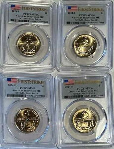 2024 P D A B ME ���C�� �A�����J���E�C�m�x�[�V�����E�_���[ DC ���ד��� PCGS MS66 FS