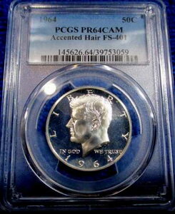 1964�N �P�l�f�B �n�[�t���A FS-401 �A�N�Z���g�w�A PF64 �J�� 4/44 ��]�_�C ��]�ς� PCGS