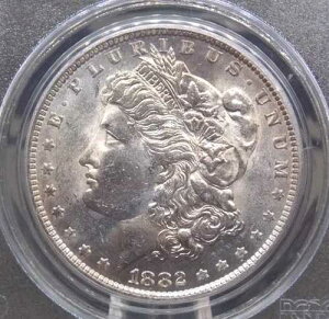 1882�N�uO/S�v�����K����� VAM-4 *���^* $1 PCGS MS62 #032 Unc ECC&C Inc