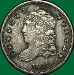 1837�N�� �X���[��5 �L���b�v�h�o�X�g �n�[�t�_�C�� �`���C�X �G�N�X�g���[���t�@�C�� XF+ �R�C�� #29870