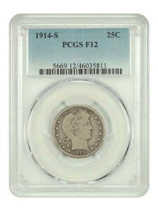 1914-S 25C PCGS Fine 12 - �o�[�o�[�N�H�[�^�[ - �󏭂ȓ��t