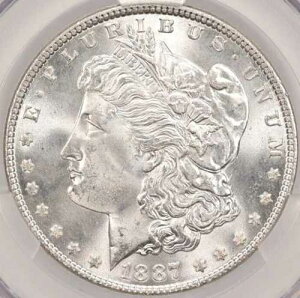 1887-P $1 �����K�� �_���[ CACG MS65 - �f���炵���X�g���C�N����������ڂ��ׂ��u���X�g �z���C�g �W�F��!