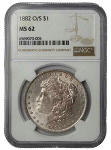 �A�����J 1882 O/S �����K����� NGC MS62