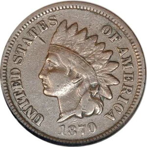 1870�N 1�Z���g�d�݁u��͂��v�X�m�[17�C���f�B�A���Z���g NGC VF30BN