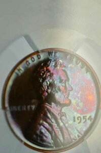 PR65RB 1954�N ���b�h�u���E�� �����J�[�� �y�j�[ PCGS �O���[�h 1�Z���g �v���[�t�R�C�� ���Ɋ󏭂�1�Z���g