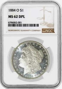 :1884-O �V���o�[ �����K�� �h�� NGC MS62DPL DMPL ��|�b�v �󏭐� R3 �ō��O���[�h