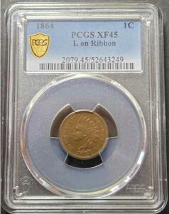 1864�N L �C���f�B�A���w�b�h �Z���g PCGS XF45 2079.45/52643249 �󏭃R�C��