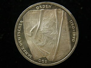 1990 �h�C�c 800 Jahre Deutscher Orden 1190-1990 .625 �V���o�[ 10 �}���N �R�C��