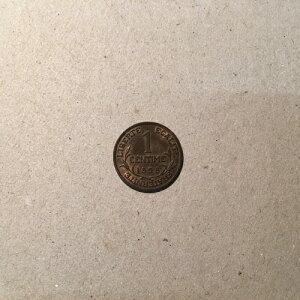 �t�����X 1 �Z���`���[�g�� 1898 KM # 840 AU-UNC.