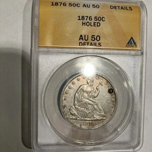 1876 50C AU 50 �ڍ׌����� ANACS�F��