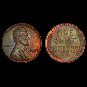 1957�N�����J�[���E�E�B�[�g�E�Z���g PCGS MS65RB - �g�[��