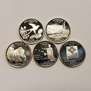 2008-S 25�Z���g �V���o�[ �X�e�[�g �N�H�[�^�[ 5�s�[�X�Z�b�g - �v���[�t �J���I - 0.963�I���X ASW- X4164