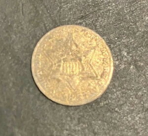 1857�N 3C �V���o�[�A���ɗǍD+�A���C�g�S�[���h�J���[�A�\�ʂɂ������̈Â����_�A�킸���ȃ}�[�N����
