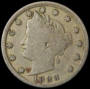 1888�N �A�����J ���o�e�B V �j�b�P�� �R�C�� ��ԗǍD