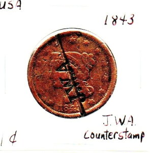 1843�N���u���C�h�w�A�E���[�W�Z���g�i�ʐ^�̒ʂ�AJ.W.A.�̃J�E���^�[�X�^���v�t���j