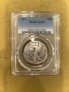 1917�N�E�H�[�L���O�E���o�e�B�E�n�[�t�_���[ AG03 PCGS�F��