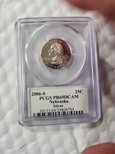 2006 S 25C �l�u���X�J �V���o�[ PR69DCAM �v���[�t �X�e�[�g �N�H�[�^�[ PCGS #39121.69/29804794