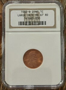 1982-D �����J�[���L�O�Z���g NGC MS67 ���b�h�W���N ���[�W�f�C�g