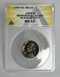 1959�N�� �W�F�t�@�[�\���j�b�P�� �u���b�N�r���[�e�B�[ �s�K�؂ȍ������� ANACS MS63 DDO DDR