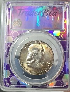1956�N�t�����N�����E�n�[�t�_���[ PCGS MS64 FBL ? �������g�i�[ - �g���[�_�[�E�r�[�E�R�A