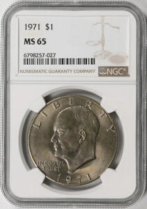 1971�N �A�C�[���n���[�E�_���[ �A�C�N 1�h�� NGC MS65