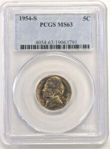 1954�N S-�W�F�t�@�[�\���E�j�b�P�� 5�Z���g�R�C�� PCGS MS63�BFS-801 ���@�[�X���u���x�� #Z125