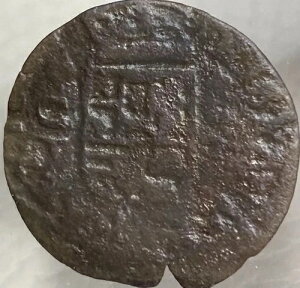 1661-1664�N �X�y�C���鍑 16 Maravedis �R�C�� �t�F���y4�� 360�N�O ��