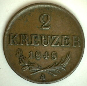 1848�N �I�[�X�g���A ���� 2�N���C�c�@�[ ���� �ɏ� �t�����c�E���[�[�t1�� ������