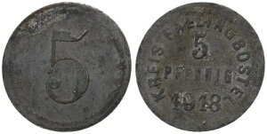 �h�C�c - Circle Fallingbostel 5 Pfennig 1918 - �ً}���� Kleingeldersatz