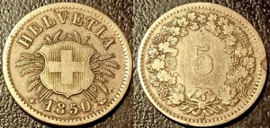 �X�C�X - �w�����F�e�B�A�A�� - 5 ���b�y�� 1850 BB�A�X�g���X�u�[�� TTB ! KM#5