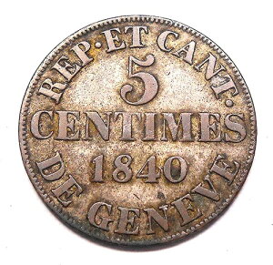 �X�C�X �W���l�[�u 1840�N ��� 5�T���`�[�� VF-XF * �� �J���g�����i�ʃR�C��