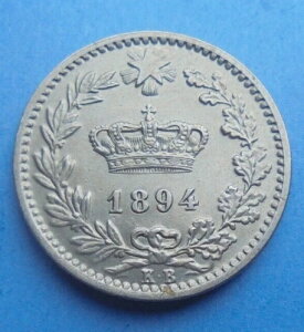 �C�^���A�A20 Centesimi 1894 KB�A�}�̒ʂ�B