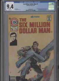 600万ドルの男 #1 NM 9.4 CGC 1位 スティーブ・オースティン コミック ステイトン・コーブ