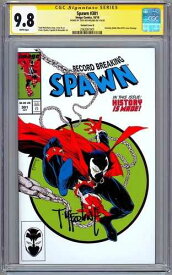 SPAWN #301 CGC-SS 9.8 AMAZING SPIDER-MAN #301 オマージュ サイン入り トッド・マクファーレン 2019