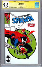 SPAWN #301 CGC-SS 9.8 AMAZING SPIDER-MAN #301 オマージュ サイン入り トッド・マクファーレン 2019