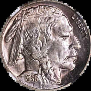 1938-D/S �o�b�t�@���[�j�b�P�� FS-512 CAC �X�e�b�J�[ NGC MS67 �������F��