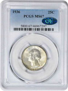 1936�N���V���g���V���o�[�N�H�[�^�[ MS67 PCGS (CAC)