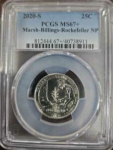 2020-S �}�[�V���E�r�����O�X ���b�N�t�F���[ �N�H�[�^�[ 25�Z���g PCGS MS67+ ���[�|�b�v2�̂�6��