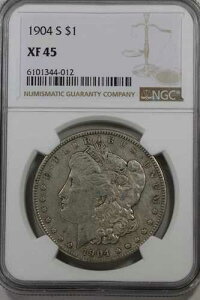 1904-S 1.00 NGC XF45 �����K����݁A�~�X�E���o�e�B�E�w�b�h�E�h���A$1