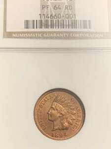 1894�N PF64RD �C���f�B�A���w�b�h�Z���g NGC�F�� - �������O�� - �I�����W���b�h�̕\��