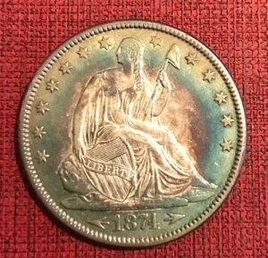 1874 �N ���ȃ��o�e�B �V���o�[ �n�[�t �h���A���t���A�����X�^�[ ���C���{�[ �g�[�j���O!