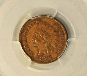 1883�N�C���f�B�A���Z���g�d�� PCGS XF40 �X�m�[7 MPD - ��