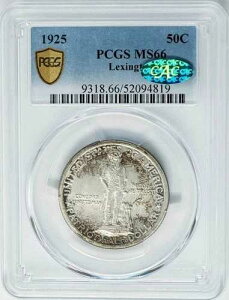 1925�N ���L�V���g���n�[�t 50�Z���g MS66 �Z�L���A PCGS ~ CAC 950476-14