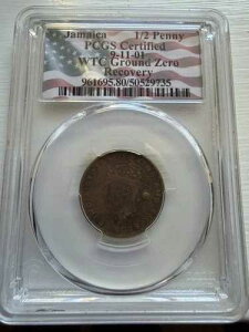 1942�N �W���}�C�J 1/2�y�j�[�R�C�� PCGS�F�� �c�C���^���[ WTC �n�㕜���R�C��